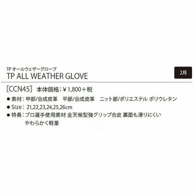 テーラーメイド ゴルフ TaylorMade CCN45 TP ALL WEATHER GLOVE オール