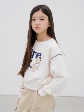 Brett Bear Crop Sweatshirt