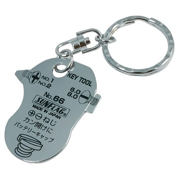 SUNFLAG 新龜 多功能鑰匙圈工具 可開一字螺絲、十字螺絲  1個