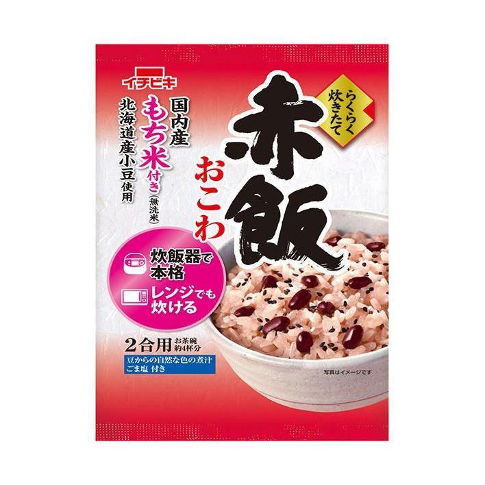 イチビキ らくらく炊きたて 赤飯おこわ 383g×6個入｜ 送料無料