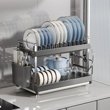 廚房置物架水碗架碗筷碟架籃家用臺面碗碟瀝水架收納架瀝水盤