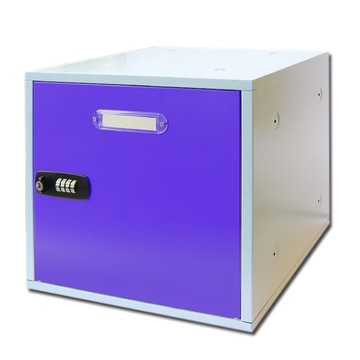 Patriot 愛國者 組合式置物櫃 LOC-1 紫色 密碼鎖設計 自由組合 多功能收納  1層