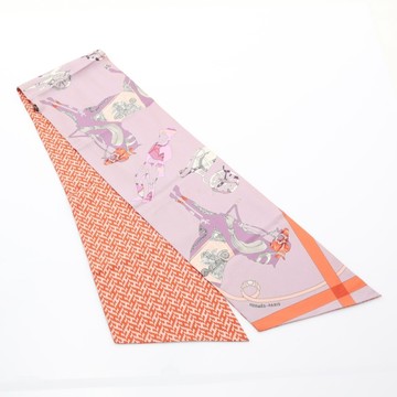 HERMES 愛馬仕 紫色系 絲綢 Brides de Gala Maxi Twilly 絲巾 【二手名牌BRAND OFF】