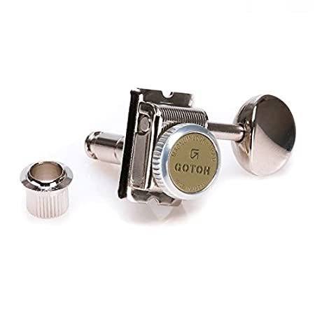 Gotoh Locking Tuners in a line Magnun Lock Trad (MG-T) Nickel