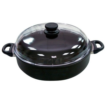 飛騰家電 SK-814 德國手工鑄造鈦金屬不沾湯鍋32cm