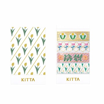 KING JIM KITTA隨身攜帶和紙膠帶 Clear透明/金箔 裝飾