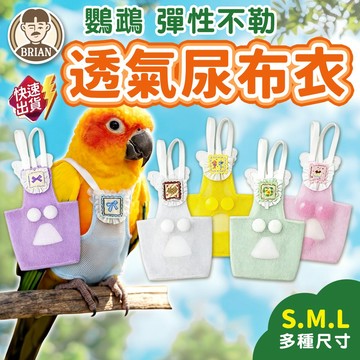 鸚鵡彈性透氣尿布衣【布萊恩👨🏻隔日到貨】鸚鵡尿布衣 鸚鵡尿布 鸚鵡衣服 鳥衣服 寵物用品 鳥尿片 鸚鵡外出衣 鳥尿布