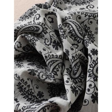 韓版鳳尾花復古涼爽高腰顯瘦闊腿褲女夏透氣防曬文藝休閑長褲B374