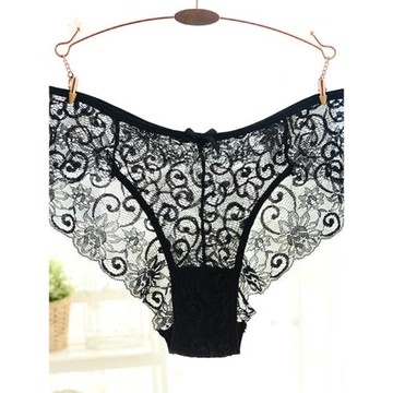 大碼胖mm200斤新款2025爆款時尚蕾絲性感透明夏天孕婦低腰內褲女