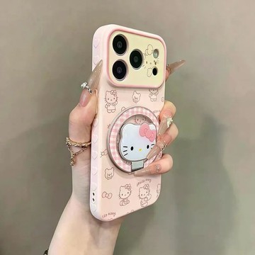 滿屏凱蒂適用蘋果17Promax手機殼新款iPhone16全包15女款14防摔13