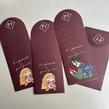 甜蜜紅包袋 4入