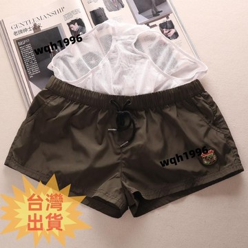 免運✨男士運動短褲跑步男褲 加內網家居褲 男式睡褲 性感防水運動三分短褲