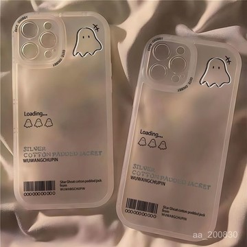 ✨限時下殺✨小紅書英文幽靈蘋果15/14手機殻iPhone13/12/11軟殻xs/xr小衆678p