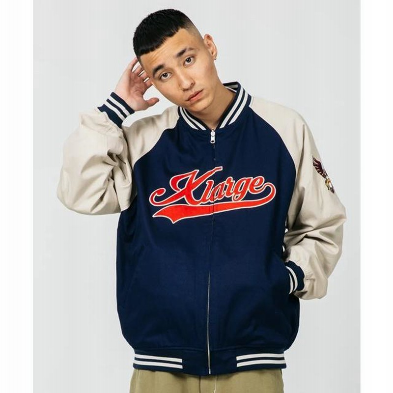 エクストララージ XLARGE REVERSIBLE BASEBALL JACKET リバーシブル