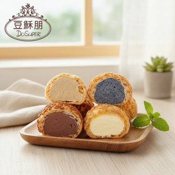團購好評激推💯【豆穌朋】招牌綜合泡芙-指定口味任選2盒(8入/盒) (因應年假，2/5成立的訂單，預計年後2/24起依訂單順序出貨)