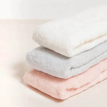 吸水氣墊毛巾三入組-輕柔款(二色) 甜心粉