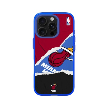 iPhone 16 Pro Clear 激光藍 - NBA - 熱血系列-邁阿密熱火 Miami Heats - Sweat and Tears