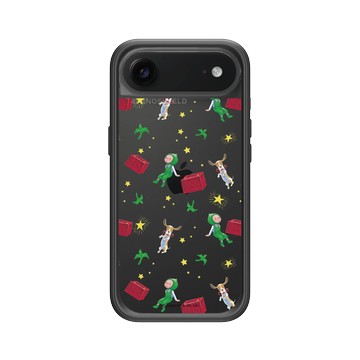 iPhone Air Mod NX -邊框背蓋組合 (相機按鈕) 黑 - 幾米 Jimmy Liao - 忘記親一下-花版