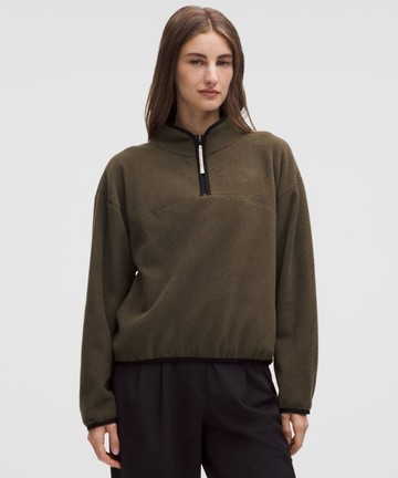 Tumbled Fleece Half-Zip Jacket Size 2XS