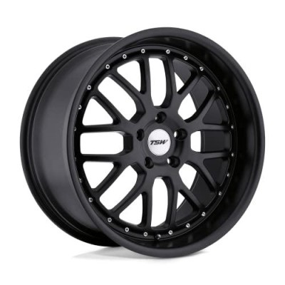 TSW Sebring 17x8 5x112 +42mm マットブラック ホイールリム | sport-u.com