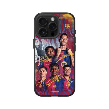 iPhone 16 Pro Clear (相機按鈕) 酷墨灰 - FC Barcelona - Team 1 Signature Edition