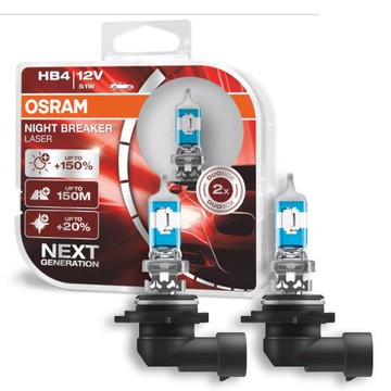 OSRAM 耐激光+150% NIGHT BREAKER燈泡 公司貨(HB4)