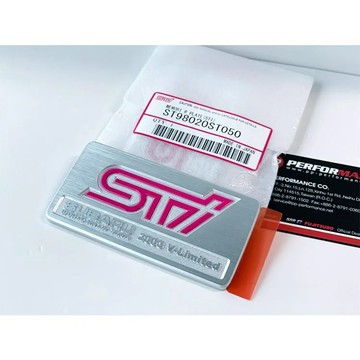 🔥絕版逸品🔥日本原裝 STI V-Limited WRX 速霸陸 銘牌貼 金屬小標 車標 車貼 汽車貼紙  金屬銘牌