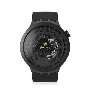 Swatch C-BLACK 大錶面手錶/男錶/女錶/瑞士製造 SB03B100 (47mm)