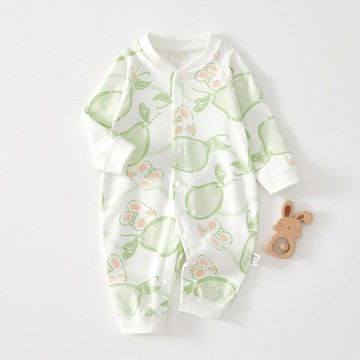 嬰兒衣服寶寶純棉A類新生兒連體衣哈衣爬服春秋無骨安陽童裝服裝鑫弘-萌寶童裝可開發票