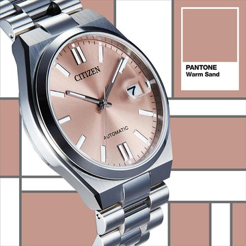 CITIZEN 星辰 Mechanical PANTONE限定 時尚機械腕錶-NJ0158-89Y