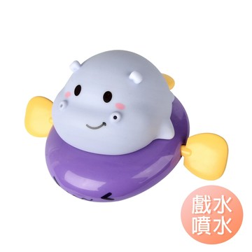 兒童洗澡玩具小豬飛魚 熊貓 浴室洗澡動物發條玩具 河馬玩具 雪倫小舖