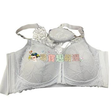 灰色美背 大尺碼內衣 50/115 附胸墊/粉色前扣素面無痕大尺碼內衣 48/110/淺紫色素面大尺碼內衣 48/110