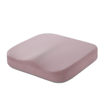 慢回彈透氣記憶棉坐墊 辦公護臀座椅墊 汽車久坐舒適屁股墊 學生教室宿舍凳子墊  粉色  40 x 40 x 5.5cm