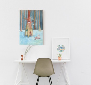 | 微光Whisper | 無框畫_溫暖的避風港