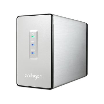 archgon 2.5吋 USB3.0 2bay磁碟陣列外接盒 MH-2622RD-U3J
