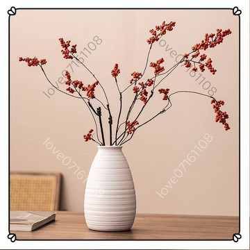 【臺灣出貨】北歐ins簡約素燒花瓶陶瓷簡約創意現代客廳插花水養家居裝飾擺件