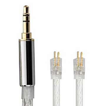 MOONDROP 水月雨 Line K 0.78平衡K線雙插針耳機 升級線 4.4mm  1個  單一商品  白色