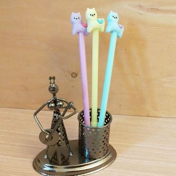 羊駝筆 造型原子筆 草泥馬中性筆創意文具廣告筆 簽名筆 婚禮小物 贈品禮品