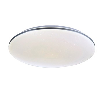 F81-銀邊單層吸頂燈-60W (附遙控器)