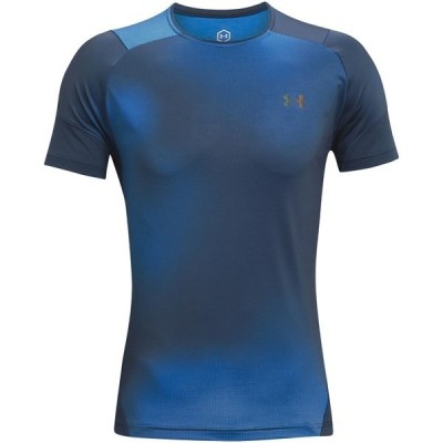 under-armour アンダーアーマー Under Armour メンズ トップス Rush Heat Gear 2.0 Printed Top Blue