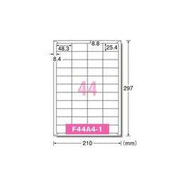 （まとめ）エーワン 紙ラベル 44面72244 〔×10セット〕〔代引不可〕