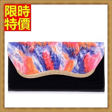 晚宴包 手拿包-肩背別緻真彩時尚鑲鑽真皮女包包3色66p47【獨家進口】【米蘭精品】