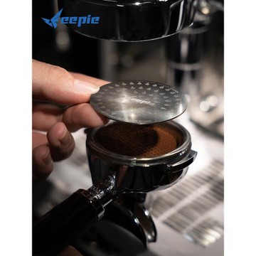 feepie二次分水網意式咖啡手柄燒結片均勻萃取過濾片水過濾網配件