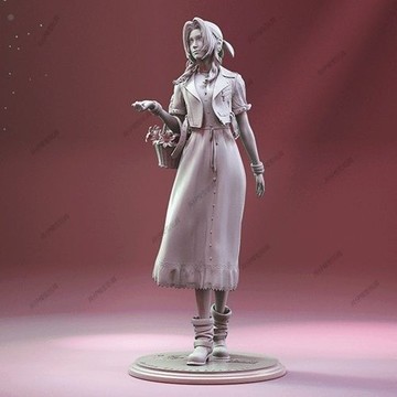 【臺灣出貨】✨最終幻想愛麗絲gk白模未上色3d打印最終幻想7重製版愛麗絲手辦模