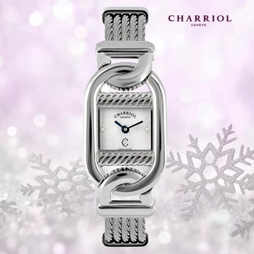 CHARRIOL 夏利豪 MARINER 珠寶腕錶 鑲鑽女石英錶 MA20S.520.001