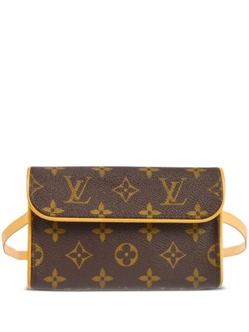 Louis Vuitton - 2005 pre-owned Pochette Florentine belt bag - women - Canvas/Leather - One Size - Brown