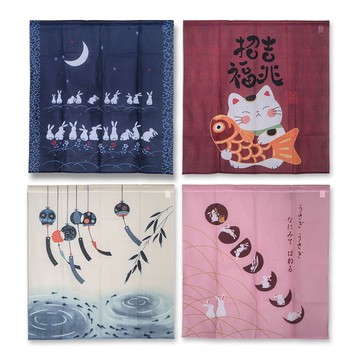 針織中門簾-85x90cm--4條