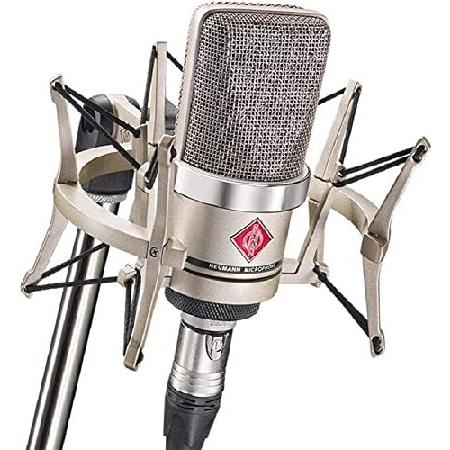 Neumann TLM 102 Studio Set Cardioid Large Diaphragm Condenser Microphone Set Nickel by Neumann