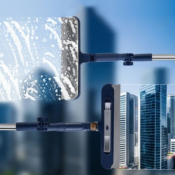 可旋轉180度玻璃刮水清潔神器