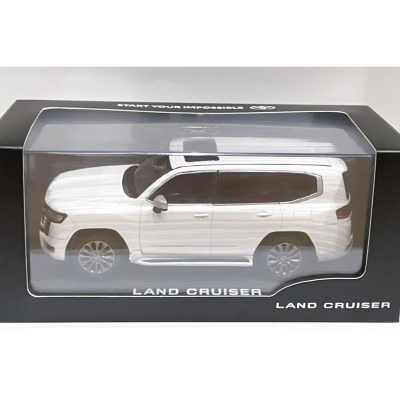 トヨタ - トヨタ ランドクルーザー 300系 ミニカー プレシャスホワイトパール トヨタ ランドクルーザー 1/30ミニカー <090>プレシャスホワイト